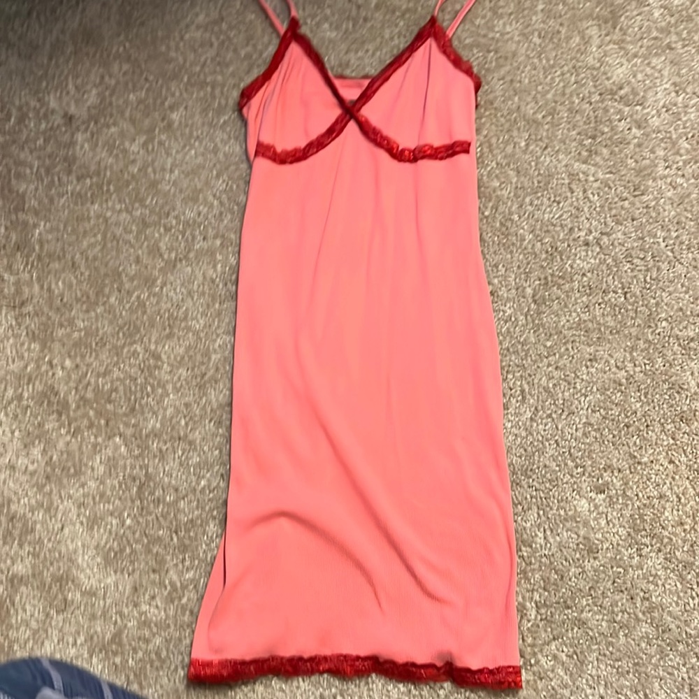Pink tight dress!